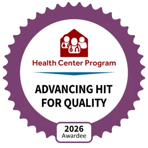 North Mississippi Primary Health Care - Health Center Program - Advancing HIT for Quality 2026 Awardee badge