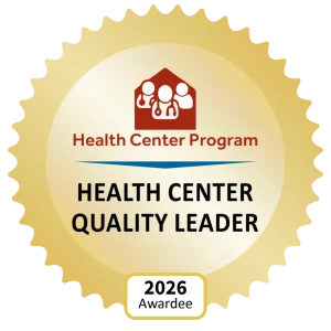 North Mississippi Primary Health Care - Health Center Program - Health Center Quality Leader 2026 Awardee badge