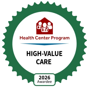 North Mississippi Primary Health Care - Health Center Program - High-Value Care badge