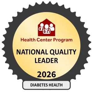 North Mississippi Primary Health Care - Health Center Program - National Quality Leader 2026 Diabetes Health badge